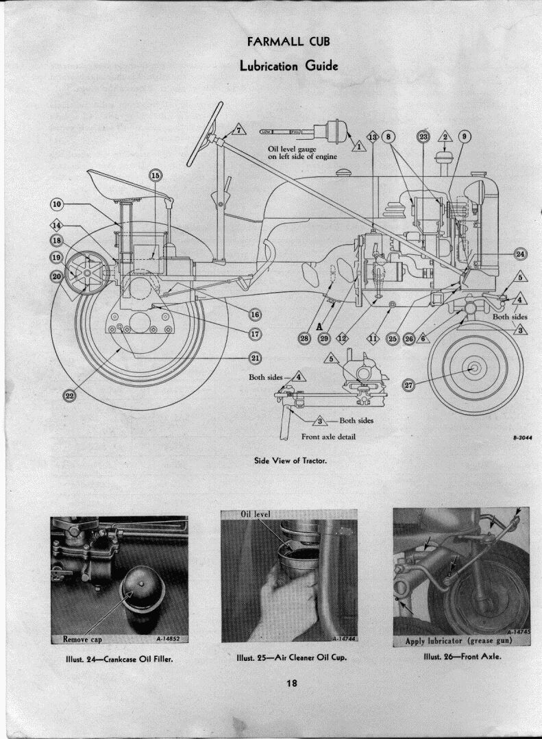 1950 McCormick Farmall Cub Owner's Manual